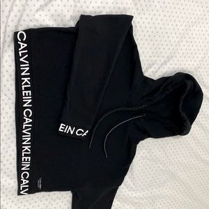 Calvin Klein cropped hoodie